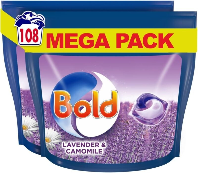 Bold+ Platinum Cherry Blossom All-in-1 Pods Washing Liquid Capsules 104 Washes